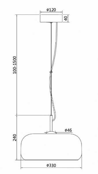 Подвесной светильник MOD127PL-L6AM Maytoni Madmen