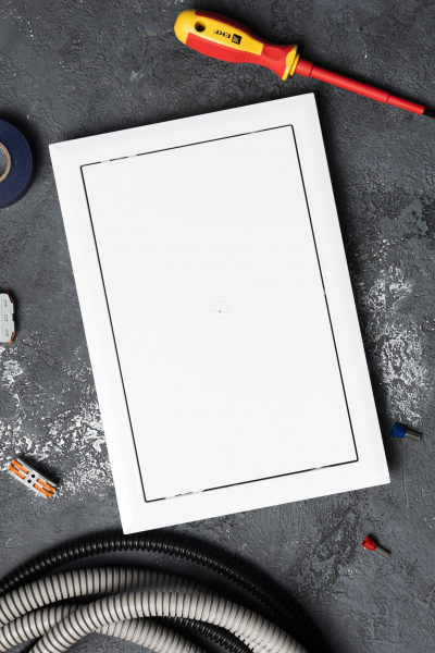 EKF Basic Люк ревизионный пластик 200х300 (ШхВ внутр.)