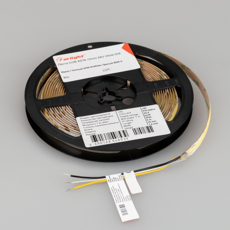 Arlight Лента COB-X576-10mm 24V White-MIX (9.6 W/m, IP20, 5m) (Изменяемая ЦТ)