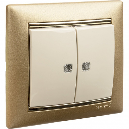 Legrand Valena Матовое Золото Рамка 1-ая