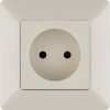 Legrand Valena LIFE DIY Сл.кость Розетка б/з, со шторками, безвинт зажим