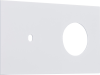 Donel Рамка двойная на 1 тумблер + розетка, тип C/D, белый, серия N96 Superfine, DTFLA210WH