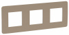 SE Unica Studio Песочная/Белая Рамка 3-ная