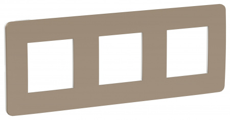 SE Unica Studio Песочная/Белая Рамка 3-ная