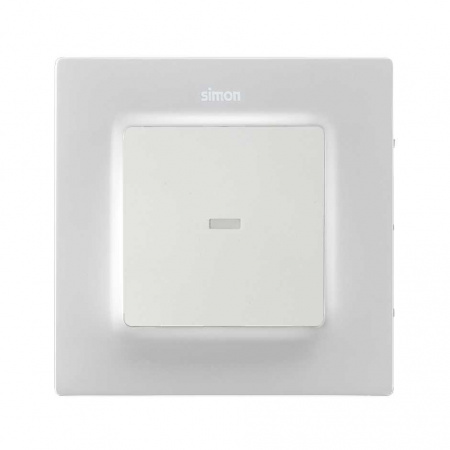 Simon S82 Concept Матовый белый, Клавиша для выключателя S77 с подсветкой