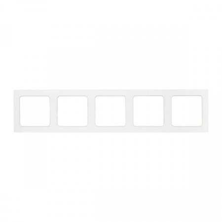 EKF Стокгольм Рамка 5-местная белая