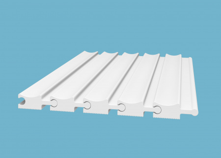 Рейка RX008, 50х18, 2800мм, Экополимер/24