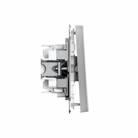 Systeme Electric ArtGallery Алюминий Переключатель перекрестный 10АХ, механизм, быстрозажим. клем.