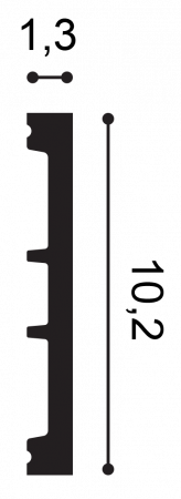 DX163-2300 молдинг