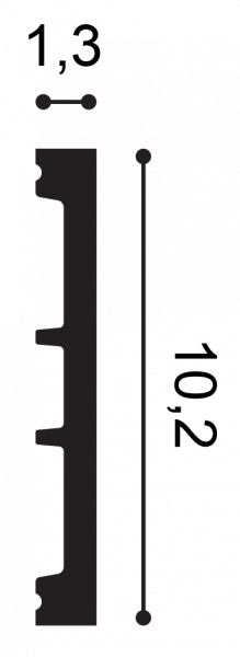 DX163-2300 молдинг