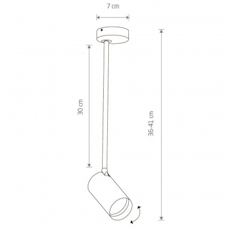 Спот Nowodvorski Mono Long M 7728