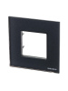ABB NIE Zenit Стекло графит Рамка 1-я 2 мод