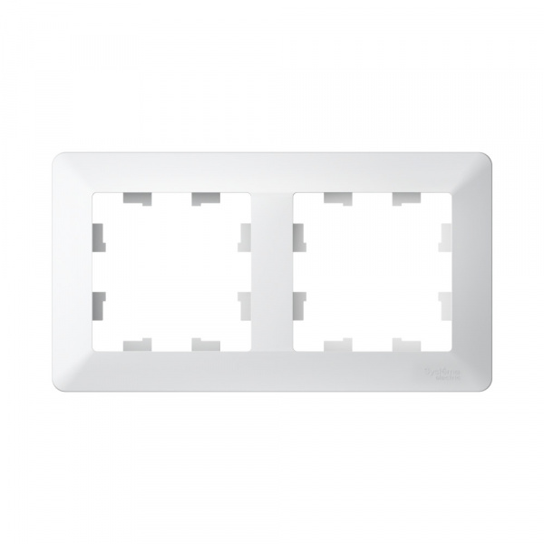 Systeme Electric AtlasDesign Air Лотос/дымчатый белый Рамка 2-ая