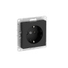 Systeme Electric AtlasDesign Карбон Розетка с заземлением, 16А, мех., быстрозажим. клем.