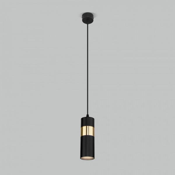 Подвесной светильник 50096/1 черный/золото Eurosvet Viero