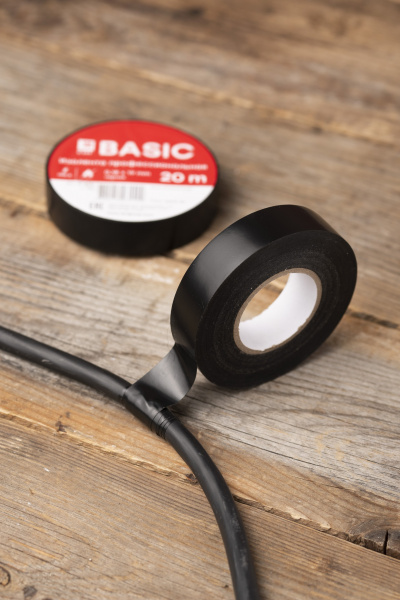 EKF Basic Изолента класс А (0,18х19мм) (20м.) черная