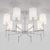 Потолочная люстра с абажурами 60132/8 хром Eurosvet Brielle