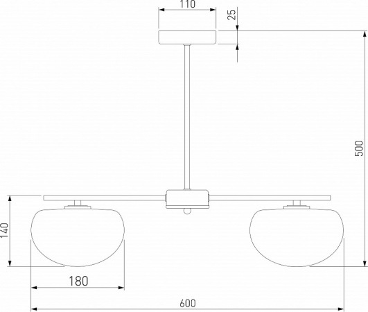 Подвесной светильник 30190/3 латунь Eurosvet Like