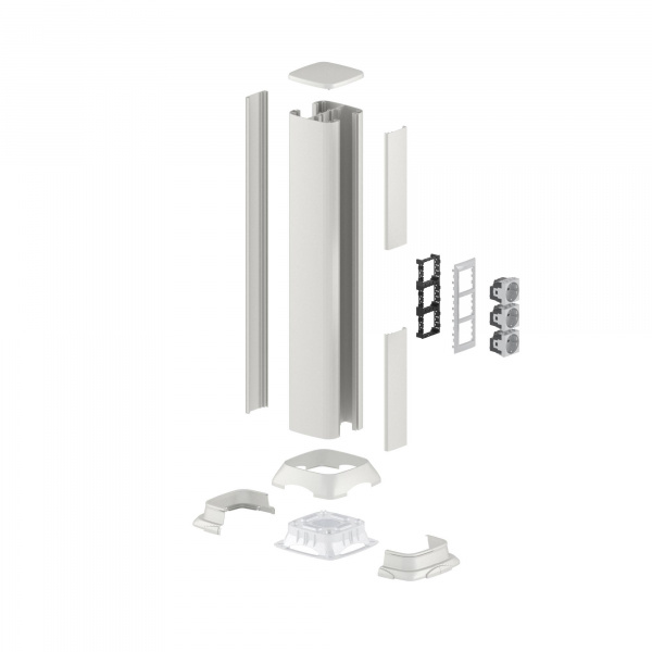 DKC Алюминиевая колонна 0,71 м, цвет светло-серебристый металлик