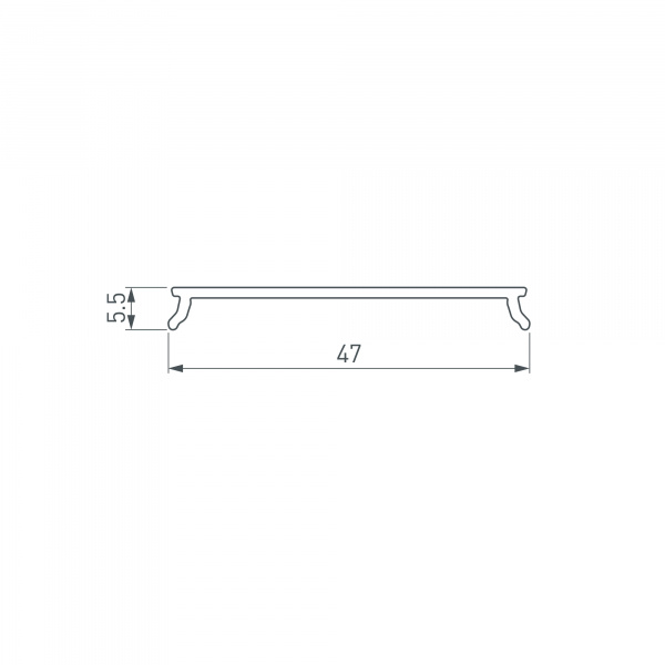 Arlight Экран LINE-5050-DUAL-3000 OPAL (Пластик) Arlight Экран LINE-5050-DUAL-3000 OPAL (Пластик)