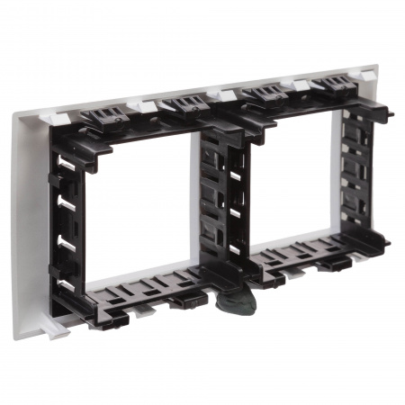 DKC Avanti Серебристый металлик Рамка-суппорт для In-liner Front 4 модуля