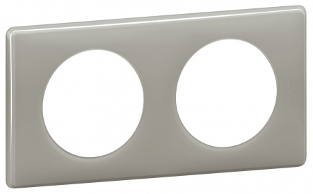 Legrand Celiane Серый глянец Рамка 2-я (2+2 мод)