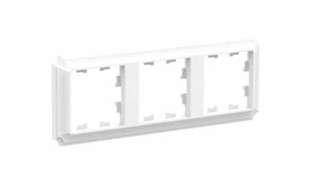 Systeme Electric AtlasDesign Antique Лотос Рамка 3-ая, универсальная