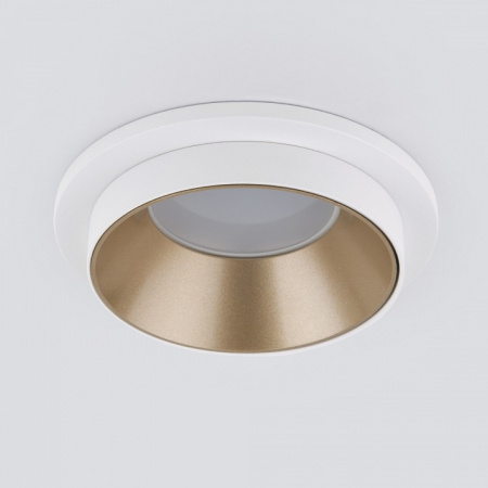 Встраиваемый точечный светильник 113 MR16 золото/белый Elektrostandard Solar a053343