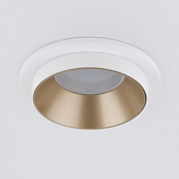 Встраиваемый точечный светильник 113 MR16 золото/белый Elektrostandard Solar a053343