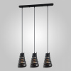 Подвесной светильник в стиле лофт 50058/3 черный Eurosvet Storm