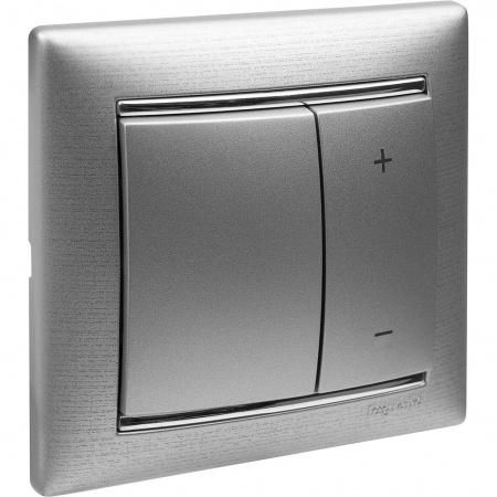 Legrand Valena Алюминий Светорегулятор нажимной 40-600W для л/н и обмоточных т-ров