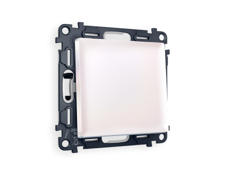 Комплект механизма 1-клавишного выключателя ALFA MA201010 Жемчуг QUANT