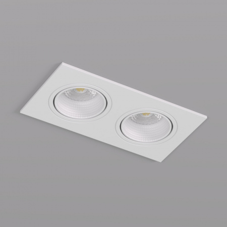 DK3072-WH Встраиваемый светильник, IP 20, 10 Вт, GU5.3, LED, белый/белый, пластик