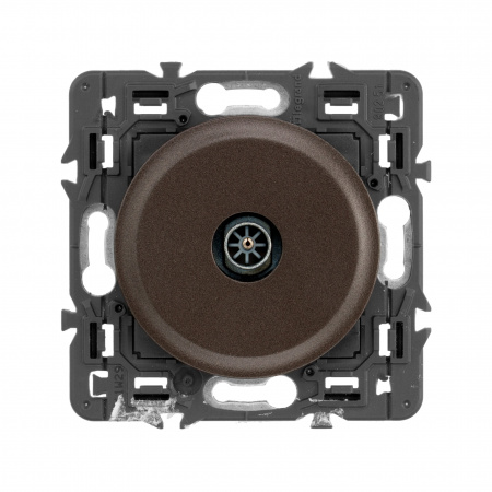 Legrand Celiane2 Графит Накладка розетки TV