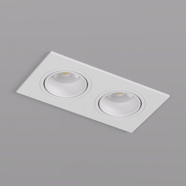 DK3072-WH Встраиваемый светильник, IP 20, 10 Вт, GU5.3, LED, белый/белый, пластик