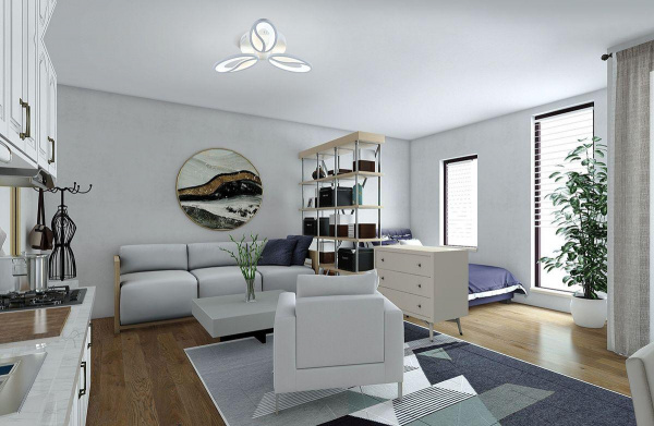 Потолочная светодиодная люстра Escada Grain 10222/3LED 46W