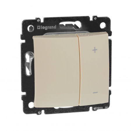 Legrand Valena Крем Светорегулятор нажимной 40-600W для л/н и обмоточных т-ров