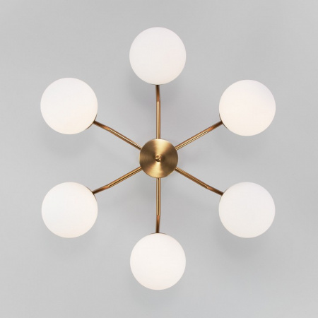 Потолочная люстра 70154/6 латунь Eurosvet Frost