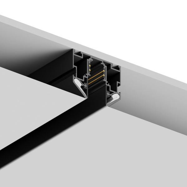 Шинопровод под натяжной потолок ElDeko HSBL_0186, 48В-3м, чёрный