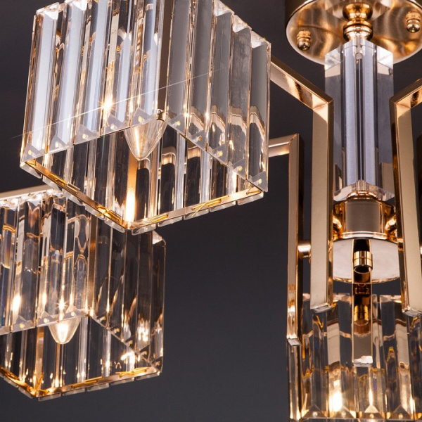 Умный потолочный светильник 10126/5 золото Eurosvet April Умный потолочный светильник 10126/5 золото Eurosvet April