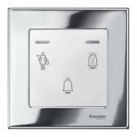 SE Merten SM M-Elegance Хром Рамка 1-ая