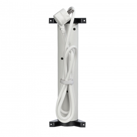 Legrand Revolution Комфорт Бело-черный Удлинитель 4x2К+З с выкл., кабель 1,5м, плоские розетки, фиксируемый поворотный блок