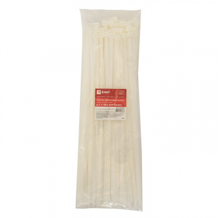 EKF Basic Хомут нейлоновый (8,2х450) (100шт.)