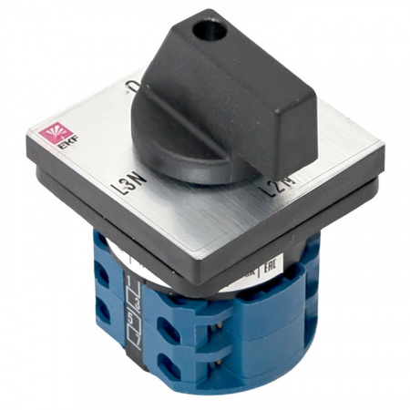 EKF PROxima Переключатель кулачковый ПК-1-84 10А 4P для вольтметра (для фазного напряжения)