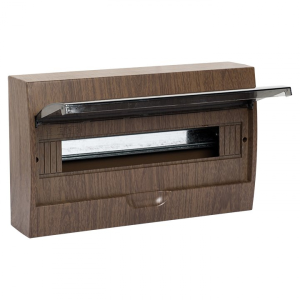 EKF PROxima Щит распределительный навесной ЩРН-П-18 темное дерево IP41