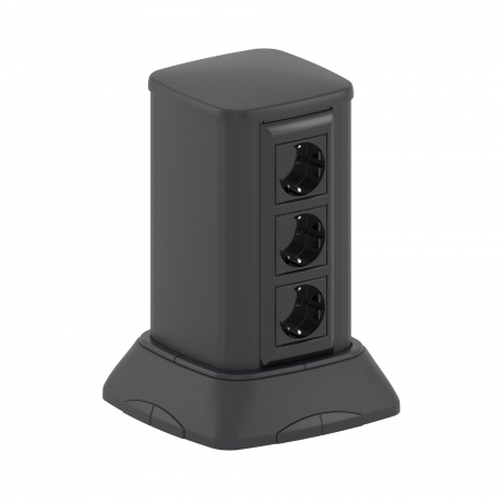 DKC Миниколонна алюминиевая, 0.25м, цвет чёрный