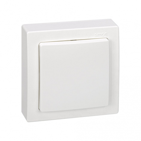 Simon 73 loft Белая Заглушка, S73Wood