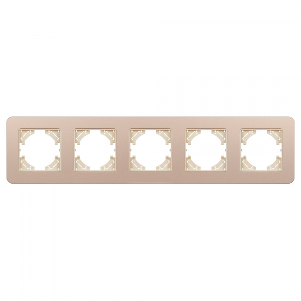 Arlight Рамка алюминиевая FRM-AKIRY-SFAL-5-GD (-)