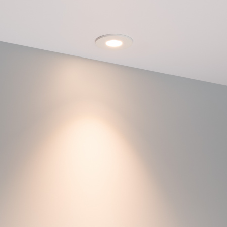 Arlight Светильник MS-GLORY-BUILT-R54-5W Warm3000 (WH, 38 deg, 230V) (IP54 Металл, 5 лет)