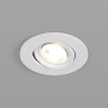 DK3020-WH Встраиваемый светильник, IP 20, 10 Вт, GU5.3, LED, белый, пластик